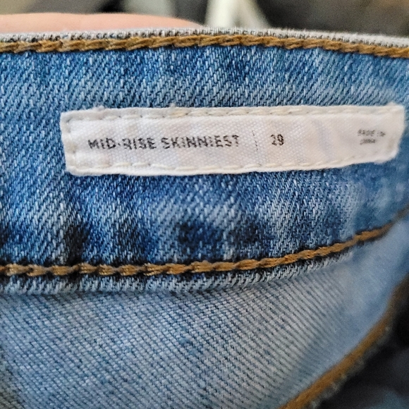 PacSun Mid Rise Skinny Jeans Sz 29 - Picture 3 of 6